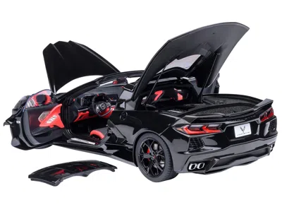 Diecast Model Autoart 2020 Chevrolet Corvette C8 Stingray Black 1/18 Model Car By Autoart