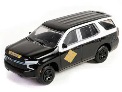 Diecast Model Greenlight 2023 Chevrolet Tahoe Police Pursuit Vehicle "delaware State Police Centennial Anniversary" Black And