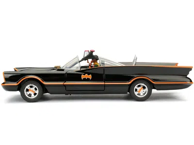 Diecast Model Jada Model Kit Classic Batmobile Black With Batman Diecast Figure "batman" (1966-1968) Tv Series "build N