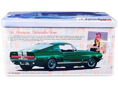 Diecast Model Amt Skill 2 Model Kit 1967 Shelby Mustang Gt350 Usps (united States Postal Service) "auto Art Stamp Seri