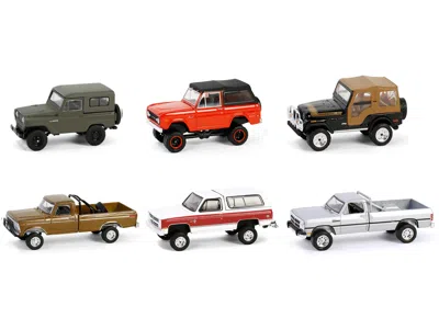 Diecast Model Greenlight All Terrain Series 16 Set Of 6 Pieces 1/64 Diecast Model Cars By Greenlight