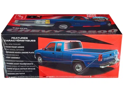 Diecast Model Amt Skill 2 Model Kit 1996 Chevrolet C3500 Extended Cab Dually Pickup Truck "easy Build" 1/25 Scale Mode