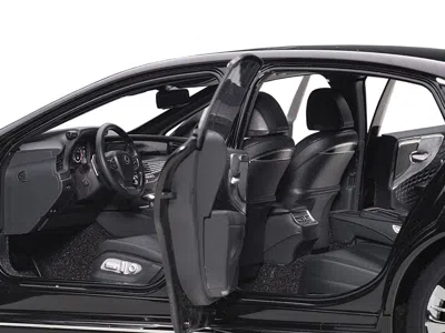 Diecast Model Autoart Lexus Ls 500h Black With Black Interior 1/18 Model Car By Autoart