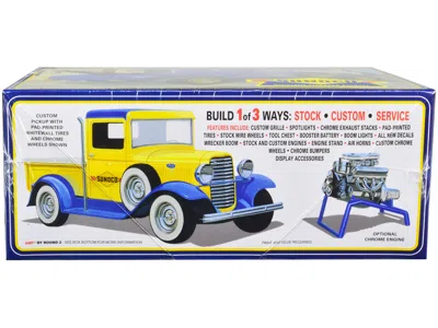 Diecast Model Amt Skill 2 Model Kit 1934 Ford Pickup Truck "sunoco" 3 In 1 Kit 1/25 Scale Model By Amt