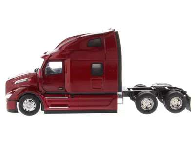 Diecast Model Diecast Masters Peterbilt 579 Ultraloft Tractor Truck Red Metallic "transport Series" 1/32 Diecast Model By Diecast