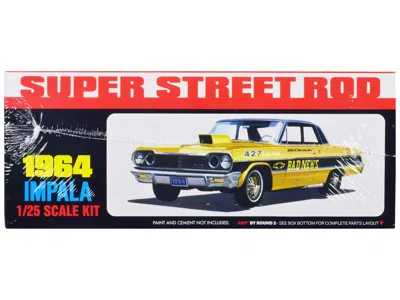 Diecast Model Amt Skill 2 Model Kit 1964 Chevrolet Impala "super Street Rod" 3-in-1 Kit 1/25 Scale Model By Amt