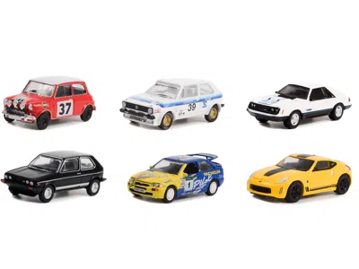 Diecast Model Greenlight Hot Hatches Set Of 6 Pieces Series 2 1/64 Diecast Model Cars By Greenlight