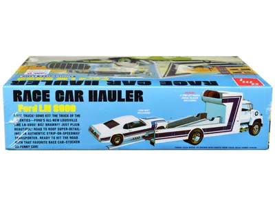 Diecast Model Amt Skill 3 Model Kit Ford Ln 8000 Race Car Hauler Louisville Line 1/25 Scale Model By Amt