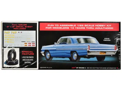 Diecast Model Amt Skill 2 Model Kit 1962 Pontiac Catalina Super Stock 3-in-1 Kit 1/25 Scale Model By Amt