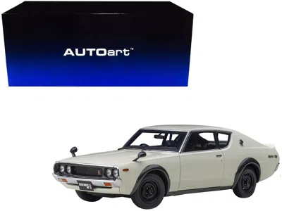Diecast Model Autoart Nissan Skyline 2000gt-r (kpgc110) Rhd (right Hand Drive) White 1/18 Model Car By Autoart