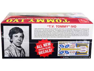 Diecast Model Amt Skill 2 Model Kit Tommy Ivo Streamliner Dragster 1/25 Scale Model By Amt