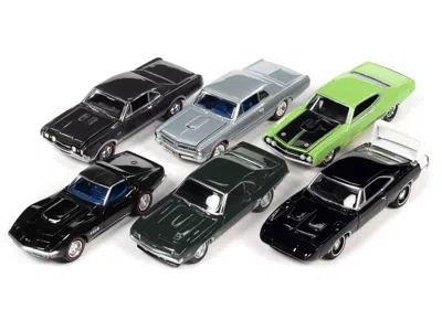 Diecast Model Johnny Lightning Muscle Cars Usa 2022 Set B Of 6 Pieces Release 3 1/64 Diecast Model Cars By Johnny Lightning