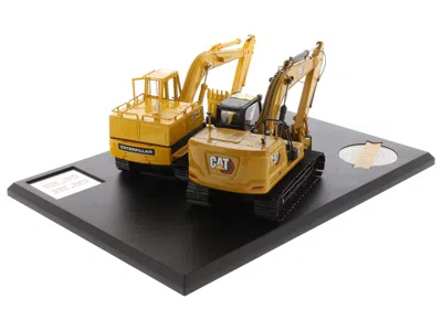 Diecast Model Diecast Masters Cat Caterpillar 225 Hydraulic Escavator And Cat Caterpillar 323 Next Generation Hydraulic Escavator 