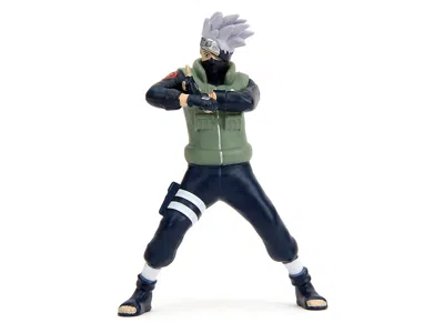 Diecast Model Jada 1993 Mazda Rx-7 Dark Blue With Graphics And Kakashi Hatake Diecast Figure "naruto Shippuden" (2009-2