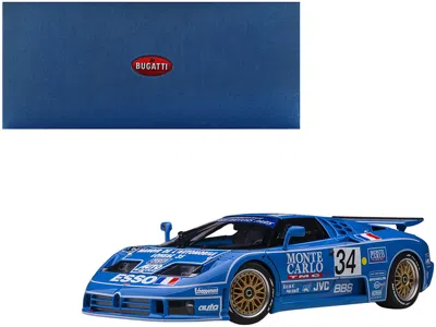 Diecast Model Autoart Bugatti Eb110 #34 Alain Cudini - Eric Helary - Jean-christophe Boullion 24 Hours Of Le Mans (1994) 1