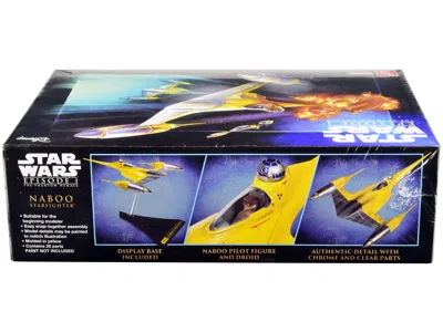 Diecast Model Amt Skill 2 Model Kit Naboo Starfighter Spaceship "star Wars: Episode I - The Phantom Menace" (1999) Mov