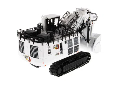 Diecast Model Diecast Masters Cat Caterpillar 6060 Hydraulic Mining Front Shovel Coal Configuration White "high Line Series" 1/87
