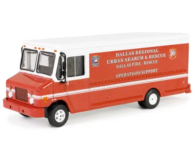 Diecast Model Greenlight 2019 Step Van "dallas Regional Urban Search & Rescue - Dallas Fire Department Texas" Red With White