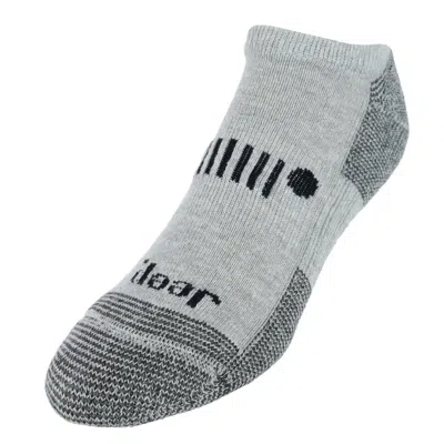 Jeep Men's Classic Cotton No Show Socks In Grey