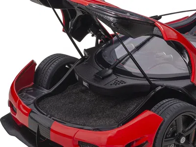 Diecast Model Autoart Koenigsegg Agera Rs Chili Red With Black Accents 1/18 Model Car By Autoart