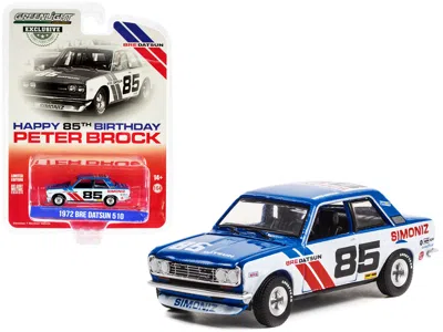Diecast Model Greenlight 1972 Datsun 510 #85 Bre (brock Racing Enterprises) "happy 85th Birthday Peter Brock" "hobby Exclusiv