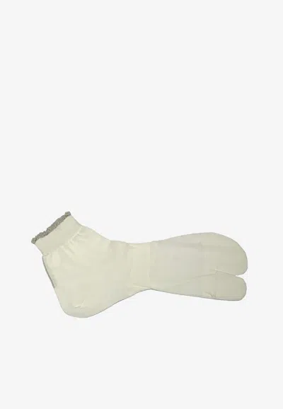 Antipast Cotton Tabi Socks In White