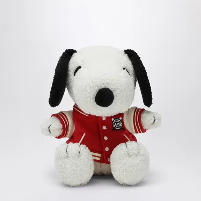 Bon Ton Toys Snoopy Sitting With Varsity Jacket Plush In White