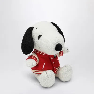 Bon Ton Toys Snoopy Sitting With Varsity Jacket Plush In White