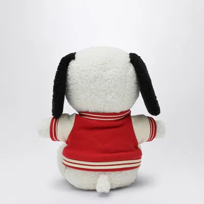 Bon Ton Toys Snoopy Sitting With Varsity Jacket Plush In White
