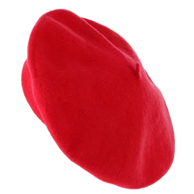 Angela & William Women's Wool Beret In Red
