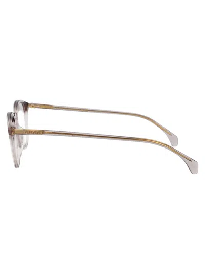 Gucci Demo Rectangular Men's Eyeglasses Gg0006oan 001 55 In Grey-grey-transparent