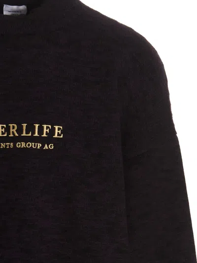 Vetements Long-sleeved Sweater In Purple