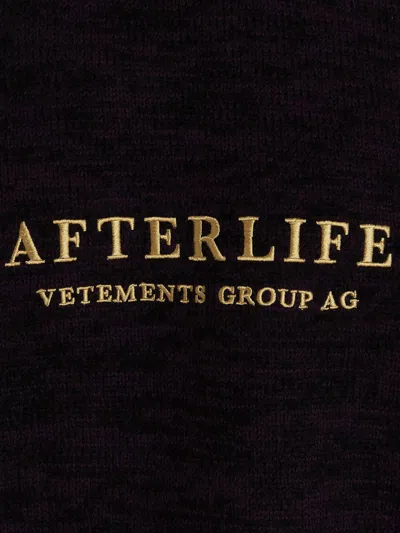 Vetements Long-sleeved Sweater In Purple