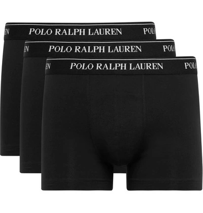 Polo Ralph Lauren Underwear 3 Pack Boxer Shorts Black