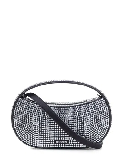 Coperni Embellished Stretch Cotton Blend Sound Swipe Handbag In Black