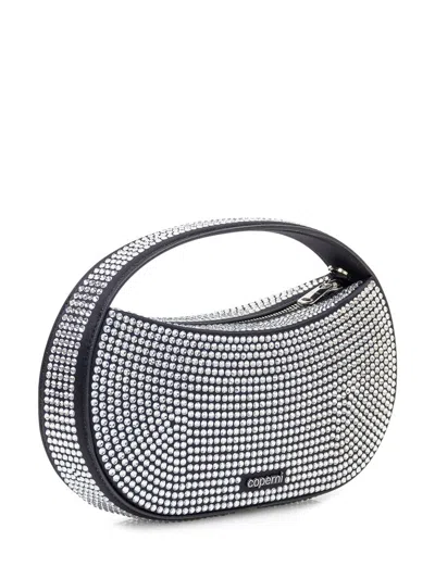 Coperni Embellished Stretch Cotton Blend Sound Swipe Handbag In Black