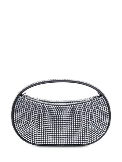 Coperni Embellished Stretch Cotton Blend Sound Swipe Handbag In Black