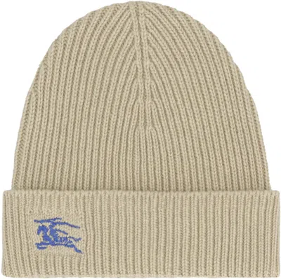 Burberry Knitted Beanie In Green