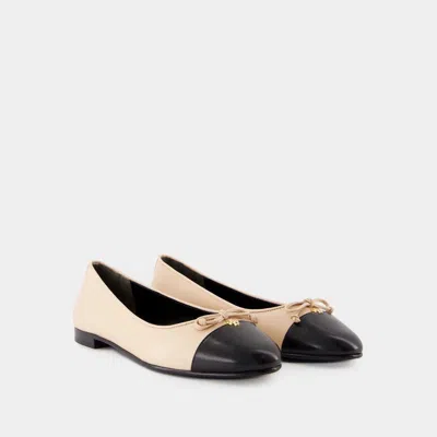 Tory Burch Cap-toe Ballet Rose In Pink