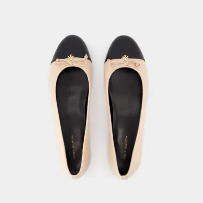 Tory Burch Cap-toe Ballet Rose In Pink