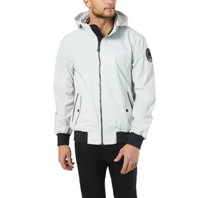 Pajar Halcyon Hooded Rain Jacket In Silver