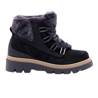 Montelliana Women's Clara Shearling Boot In Black In Black