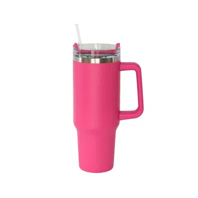 Creative Gifts International Stainless Steel Tumbler In Hot Pink In Pink