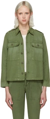 AMO Green Army Shirt Jacket