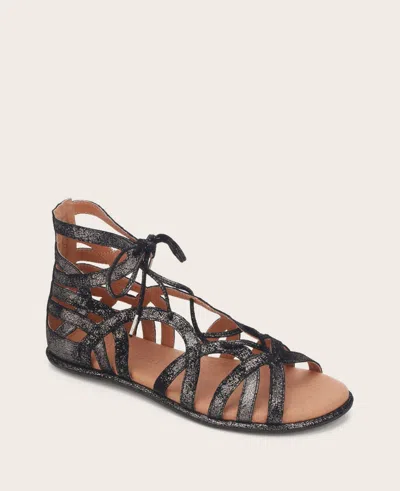 Gentle Souls By Kenneth Cole Break My Heart 3 Leather Sandal In Graphite
