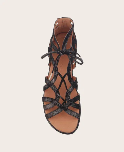 Gentle Souls By Kenneth Cole Break My Heart 3 Leather Sandal In Graphite