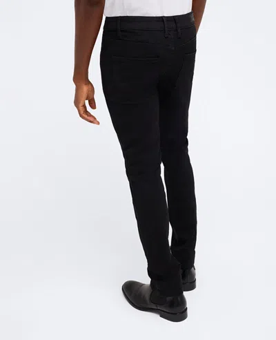 Kenneth Cole Slim-fit Recycled Stretch Denim Jeans In Watts - Black