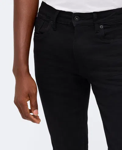 Kenneth Cole Slim-fit Recycled Stretch Denim Jeans In Watts - Black