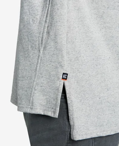 Kenneth Cole Pullover Hoodie In Charcoal