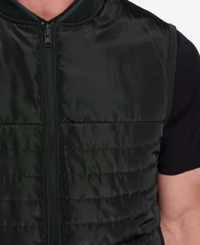 Kenneth Cole Reversible Vest In Navy,black